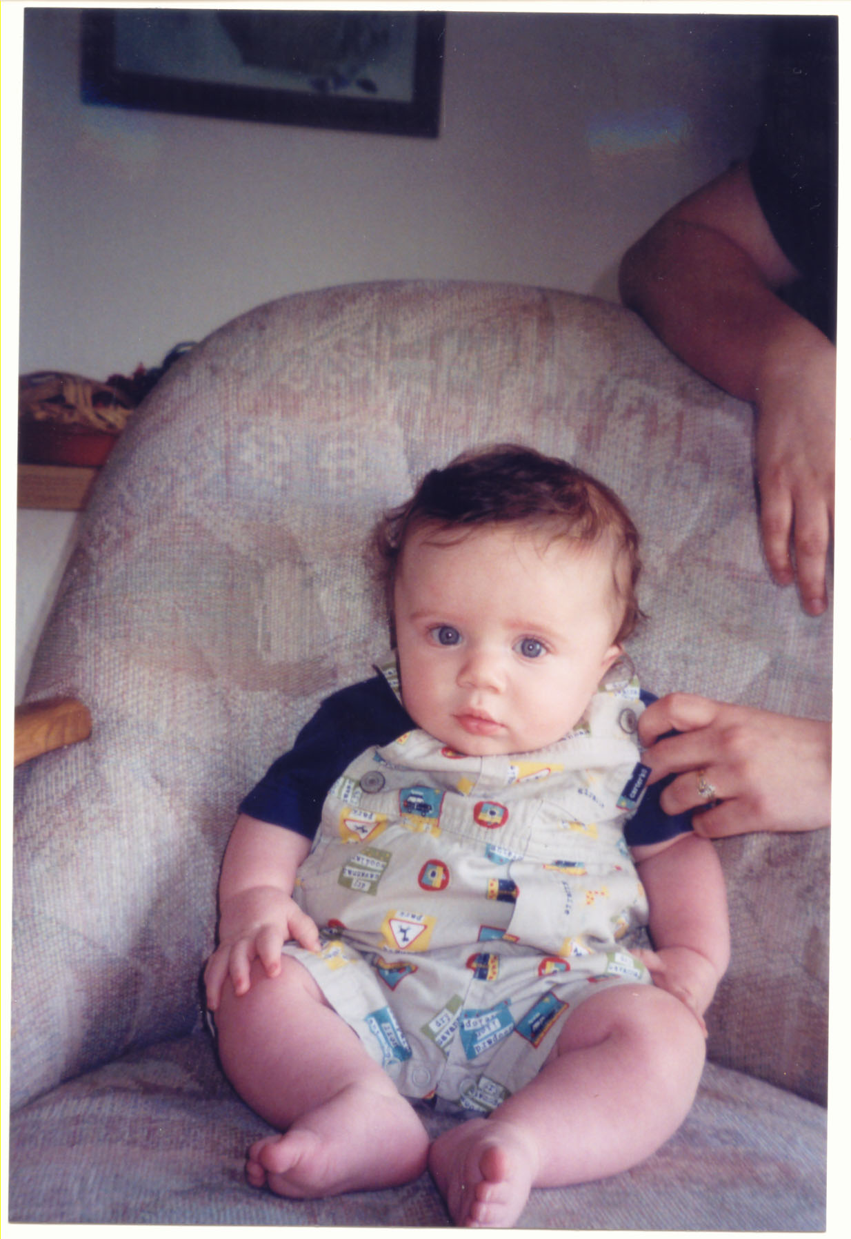 Thomas at Grandpa Kens