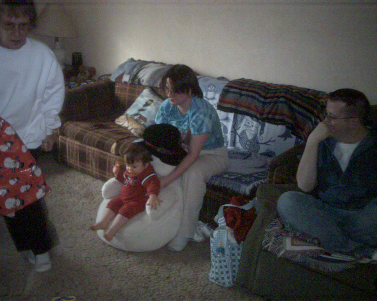 Thomas in Snowman Chair