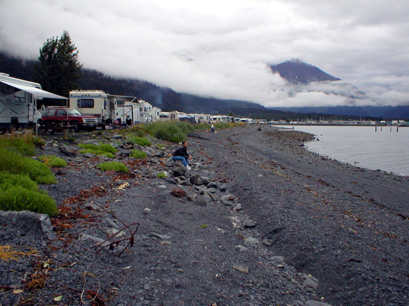 Erica Sitting on Rock 01