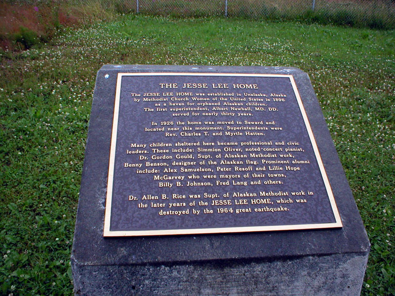 Jesse Lee Home Plaque