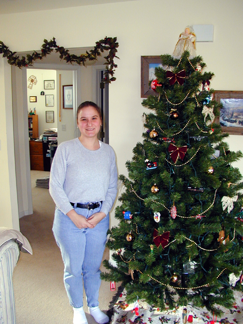 Erica and tree 2002