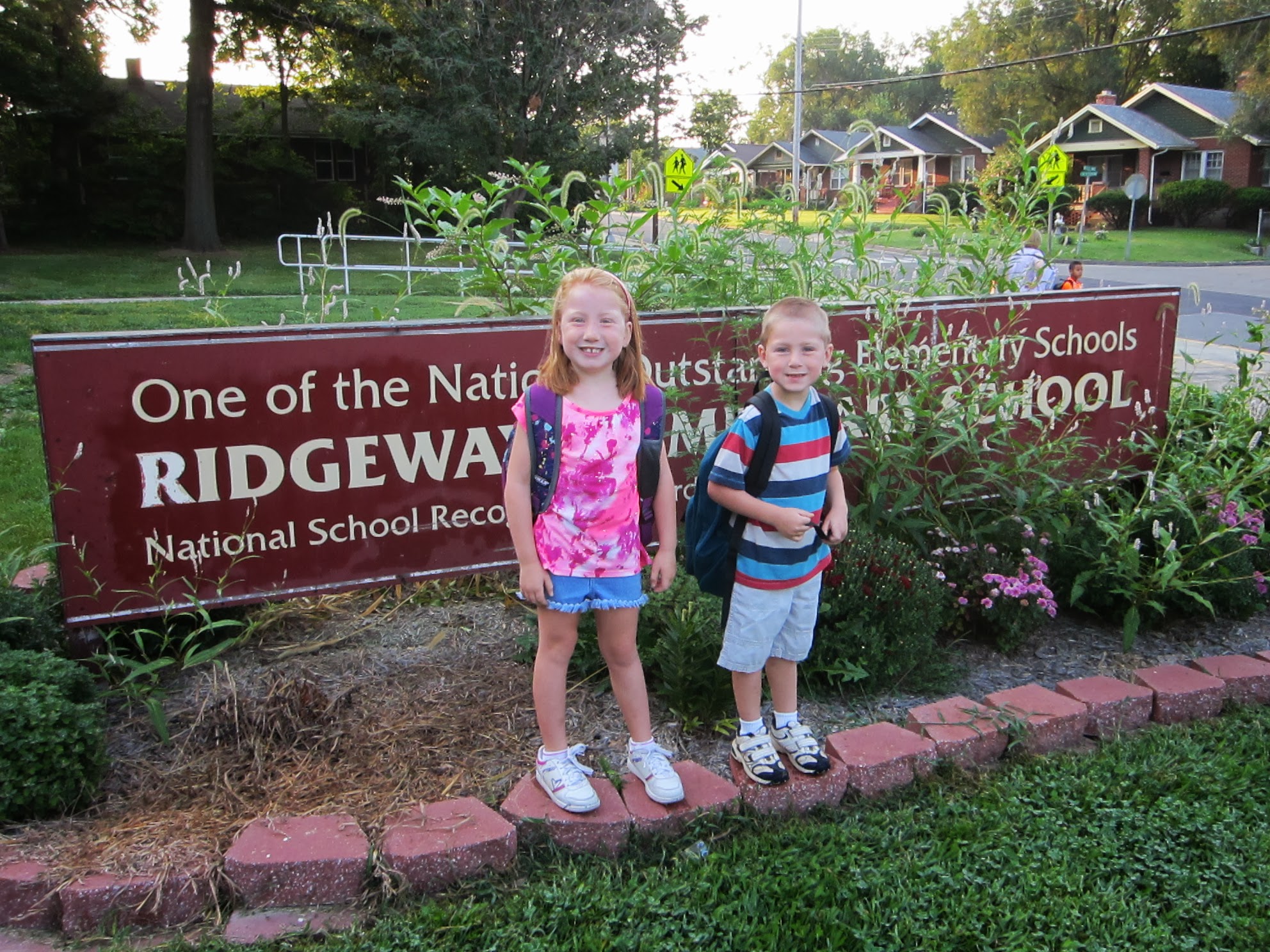 Laura in Second Grade and John in Kintergarten (2013 - 2014)