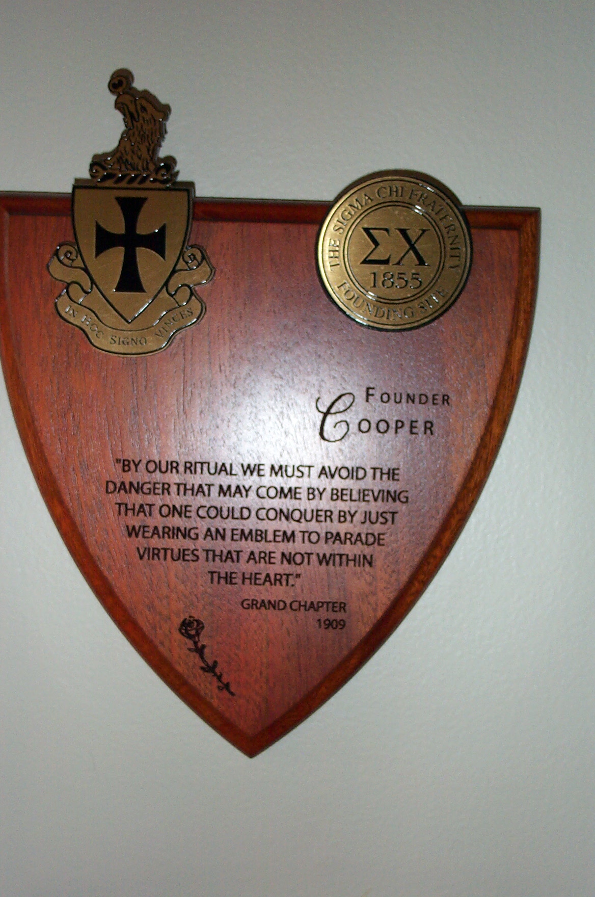 Cooper Plaque