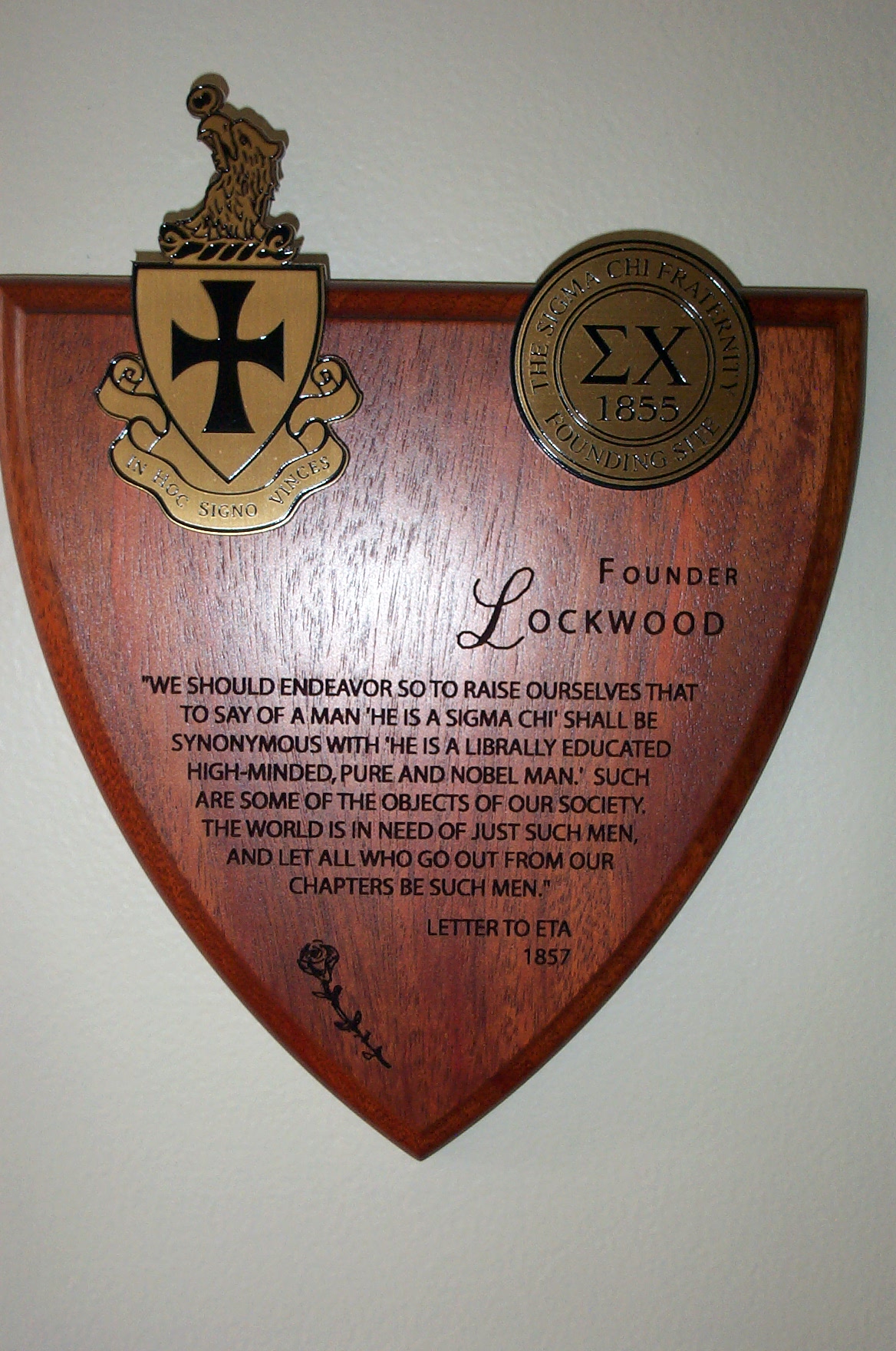 Lockwood Plaque